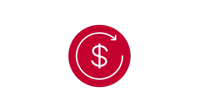 A dollar sign in a circle