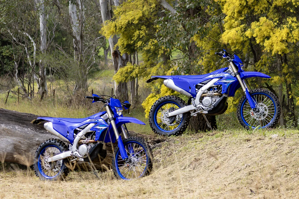 Yamaha WR450 and WR250