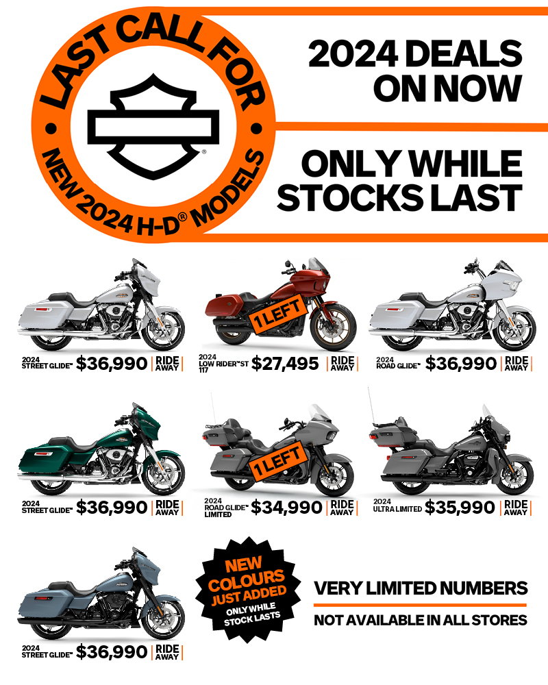 Last Call on MY24 H-D Models